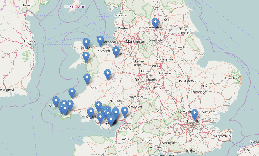 Map of IC coworking spaces
